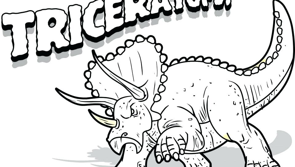 960x544 Triceratops Coloring Page For Kids Best Solutions Of Triceratops