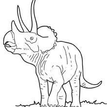 220x220 Triceratops Coloring Pages