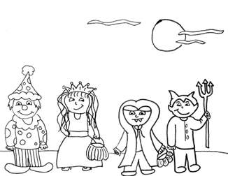 326x252 Free Fall, Halloween Thanksgiving Coloring Pages From Craft Elf