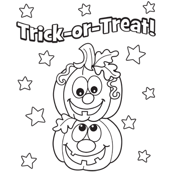 345x345 Halloween Coloring Pages Free Printable Coloring Pages