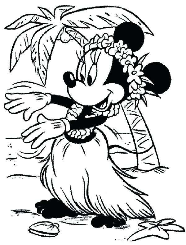 600x788 Hawaiian Coloring Pages Coloring Pages Mouse Trip To Coloring