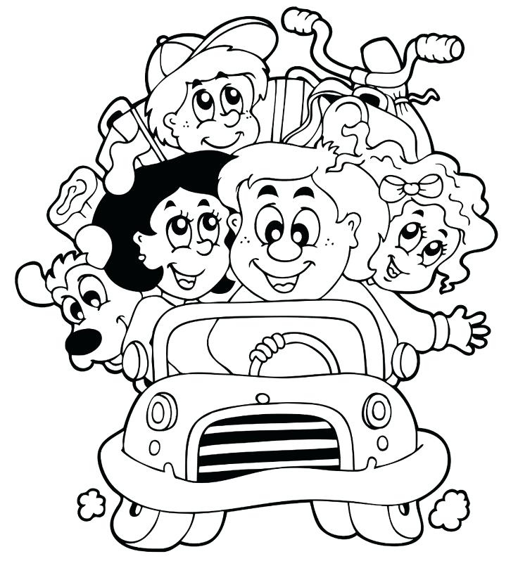 736x798 Road Trip Coloring Pages S S Road Trip Colouring Pages