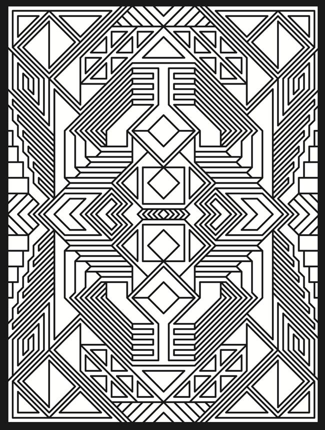 650x858 Printable Trippy Coloring Pages For Adults