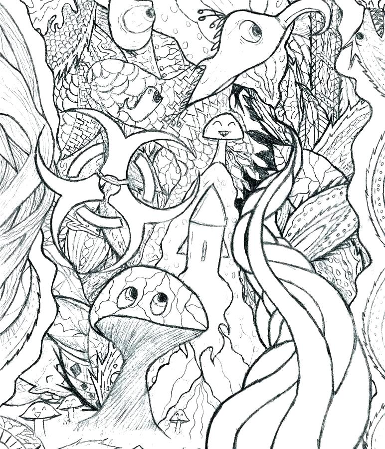 772x900 Coloring Trippy Coloring Sheets