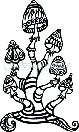 269x448 Trippy Mushroom Coloring Pages Mushroom Coloring Pages Trippy