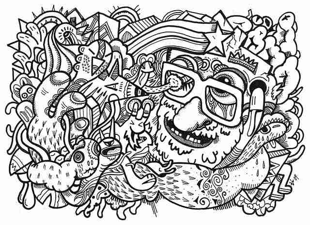 640x464 New Trippy Coloring Pages In Online With Prepossessing