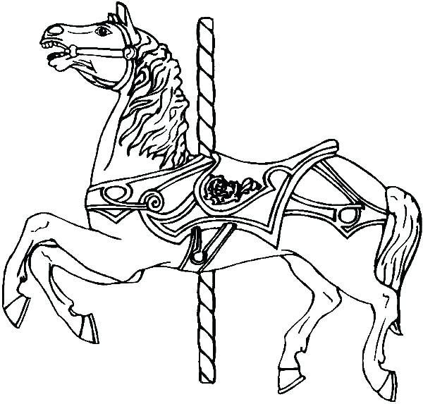 600x573 Horse Coloring Sheet Best Pages Horses Desi On Horse Drawing
