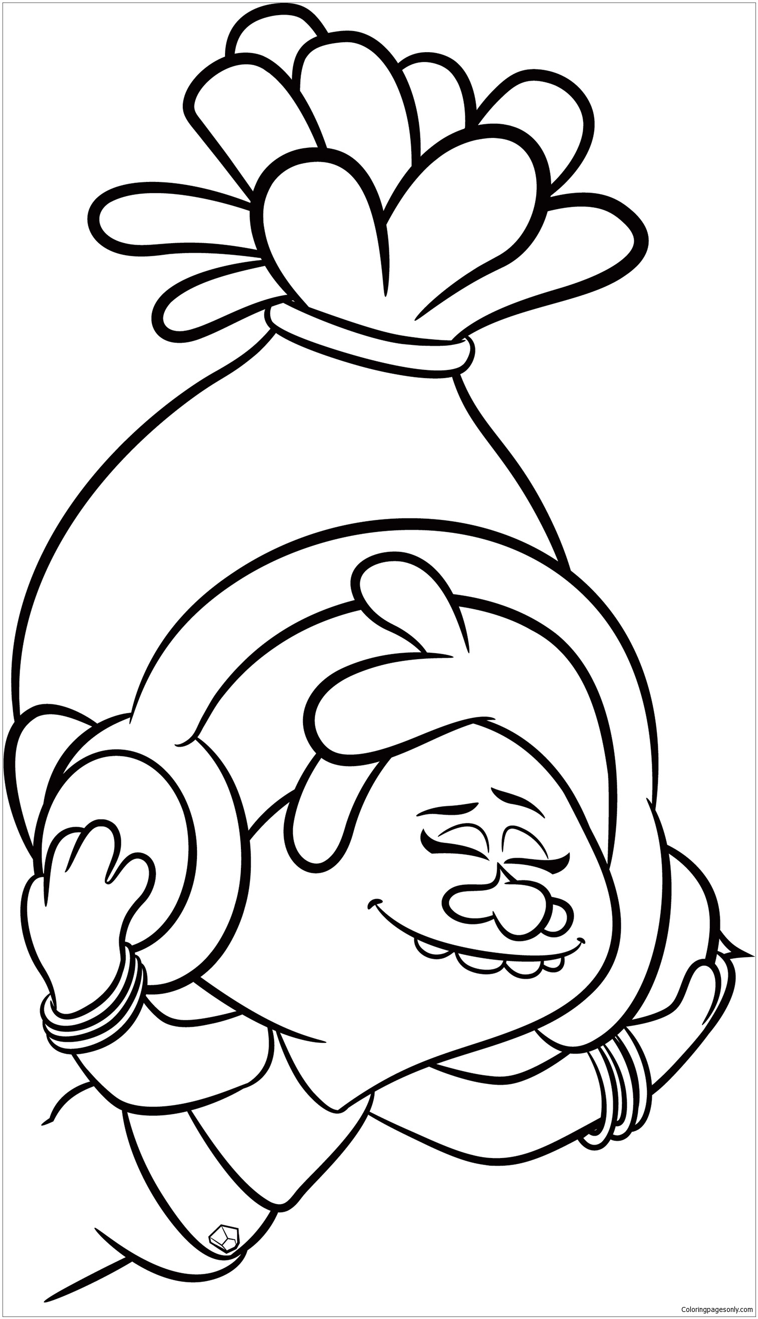 1513x2631 Trolls Troll Face Coloring Pages