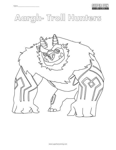 464x600 Troll Hunters Coloring Page
