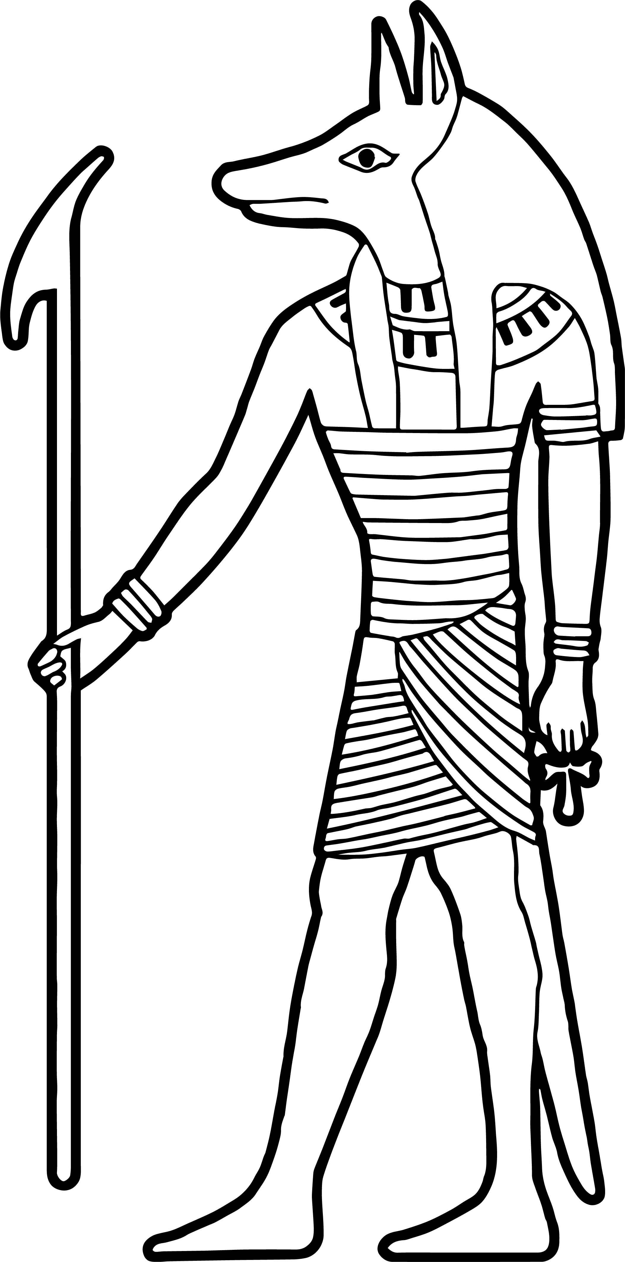 2106x4249 Ancient Egypt Animal Face Statue Coloring Page Wecoloringpage