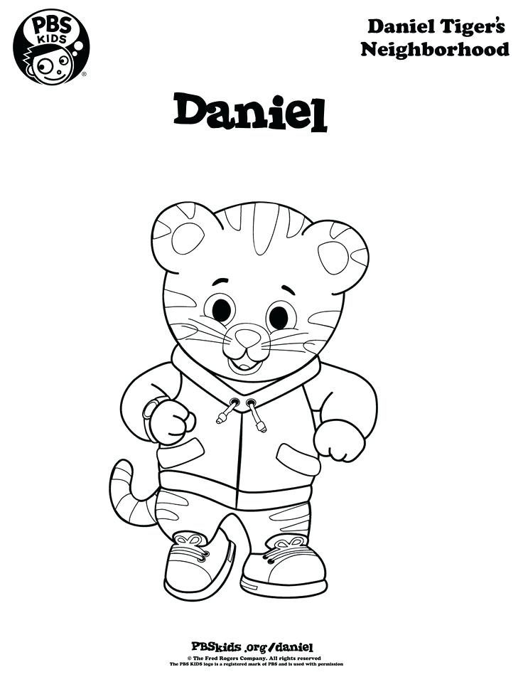 736x952 Daniel Tiger Coloring Page Tiger Coloring Pages Google Search