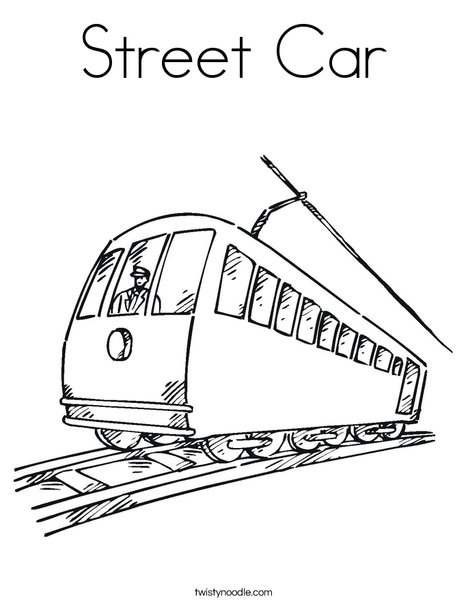 468x605 Street Car Coloring Page