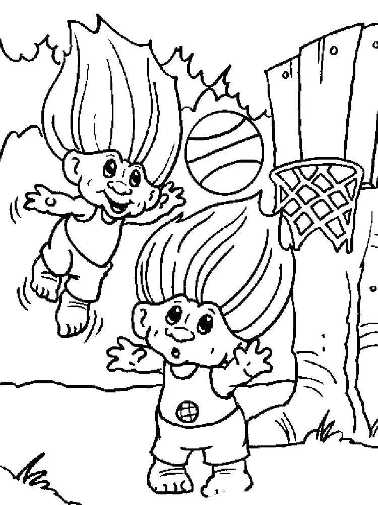 750x1000 Trolls Coloring Pages Download