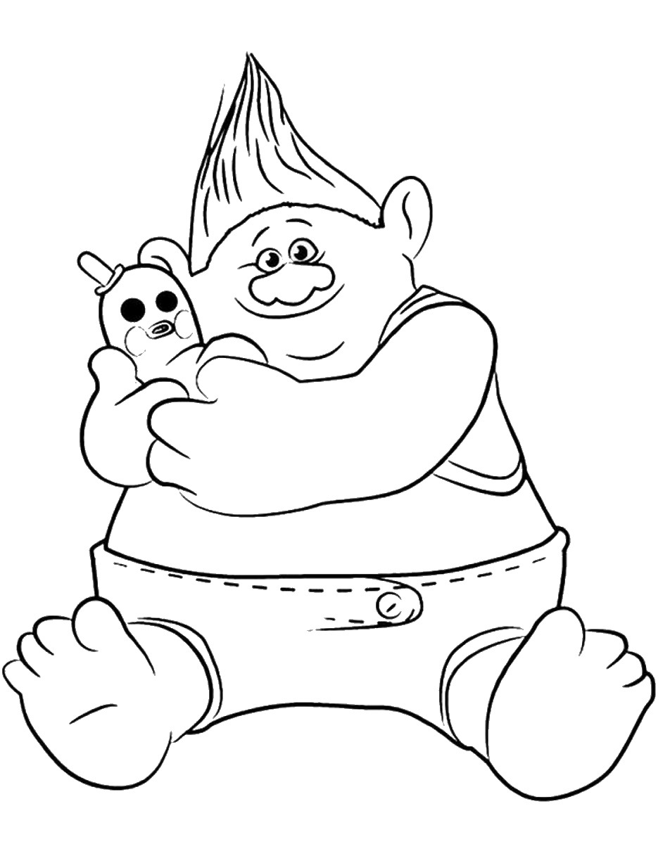 952x1200 Fresh Free Troll Colouring Pages Trolls And Fairies Free