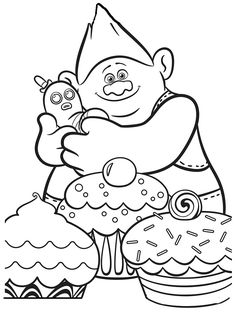 236x313 Trolls Coloring Pages