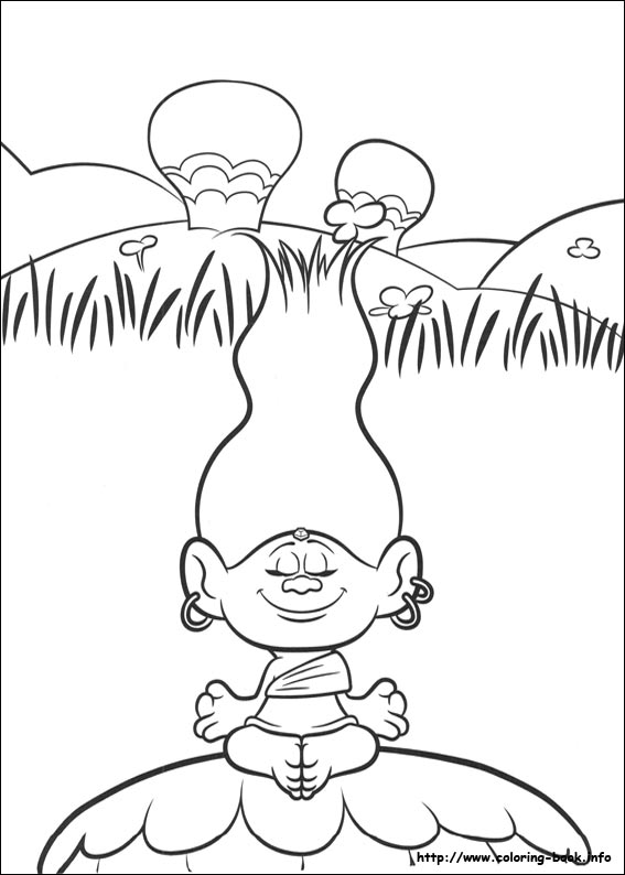 567x794 Trolls Coloring Pages On Coloring