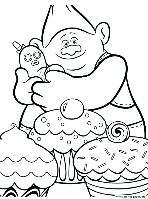 618x831 Cupcakes Coloring Pages Cupcakes Coloring Page Trolls Movie