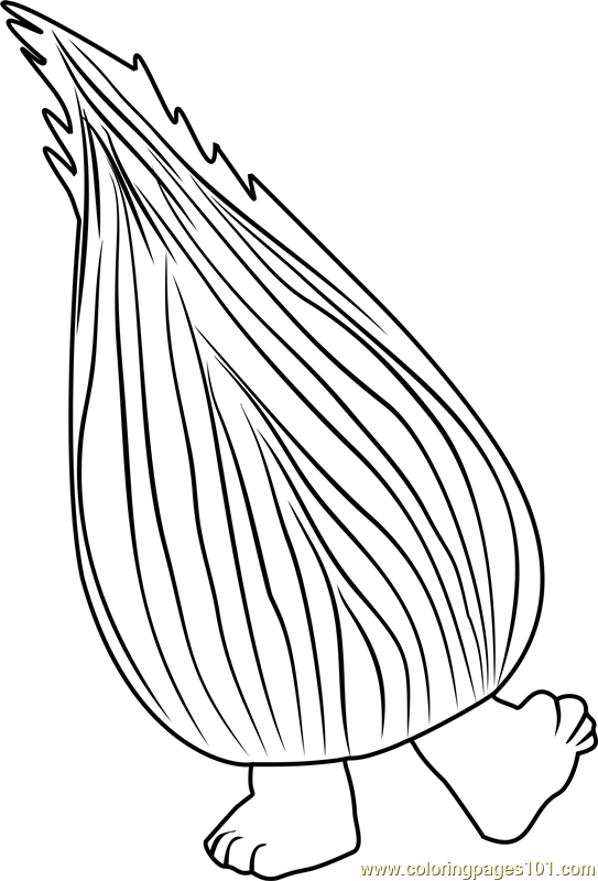 543x800 Fuzzbert From Trolls Coloring Page