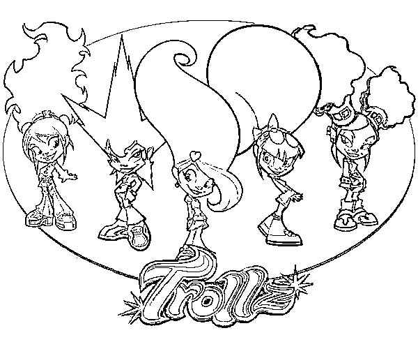 600x500 Trollz Characters Coloring Pages Best Place To Color