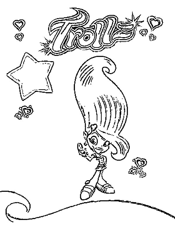 600x817 Trollz Coloring Pages