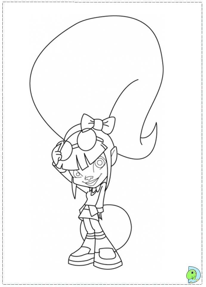691x960 Trollz Coloring Page