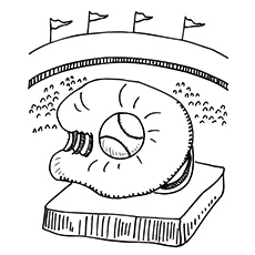 230x230 Top Baseball Coloring Pages For Toddlers