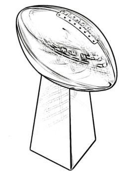 270x350 Trophy Super Bowl Coloring Page Kids Coloring Pages
