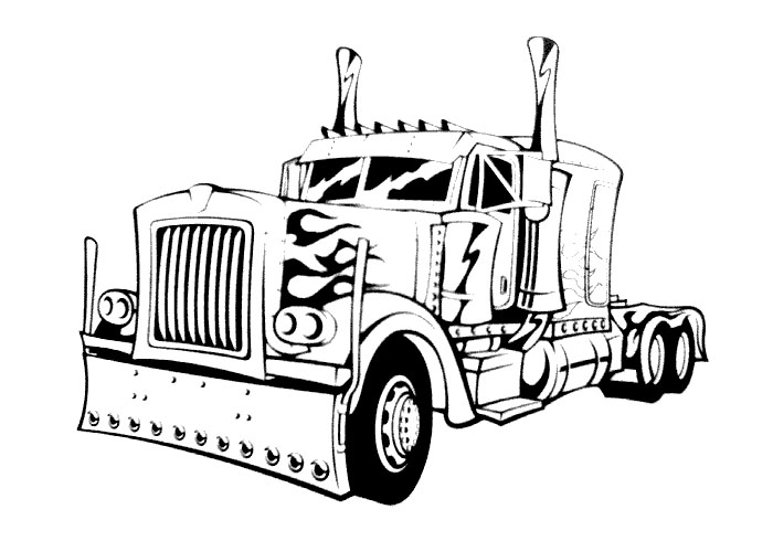 700x500 Monster Truck Coloring Pages For Boys