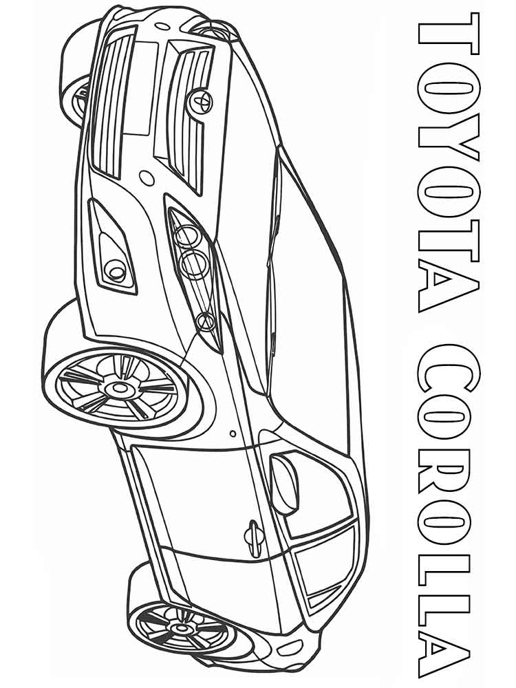 750x1000 Toyota Truck Coloring Pages