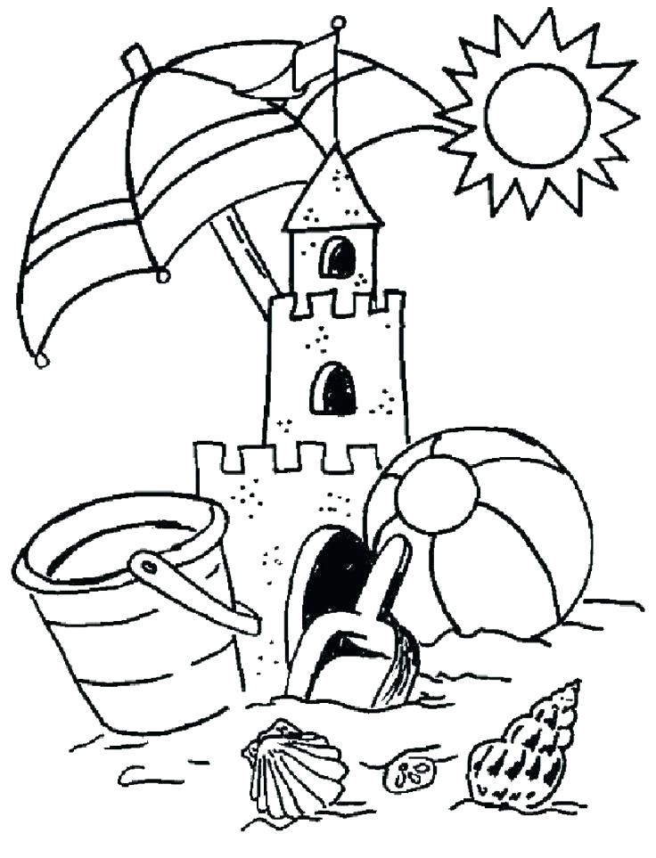 Tropical Beach Coloring Pages at GetDrawings | Free download