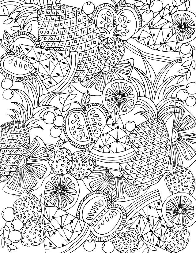 Tropical Beach Coloring Pages at GetDrawings | Free download