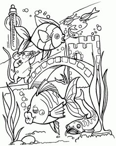 236x298 Tropical Fish Coloring Pages Printable Complicated For Adults