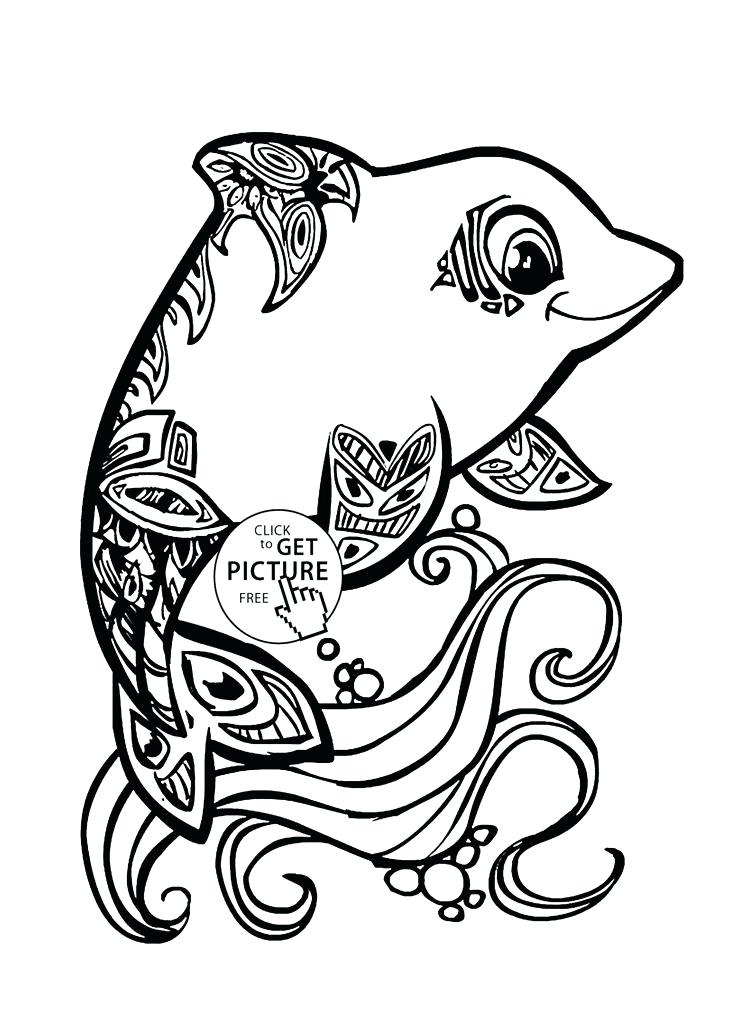 736x1034 Rainbow Fish Colouring Template Rainbow Trout Coloring Pages