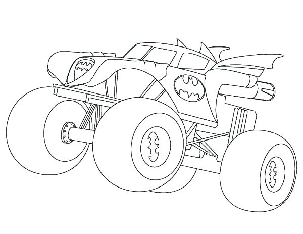600x463 Free Monster Truck Coloring Pages To Print Monster Truck Coloring