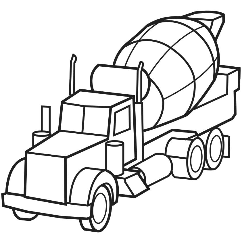 842x842 Police Coloring Books Plus Cement Truck Coloring Pages Free