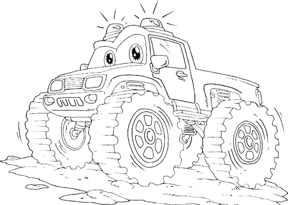 960x684 Monster Truck Color Pages Coloring Pages Of Monster Jam Trucks