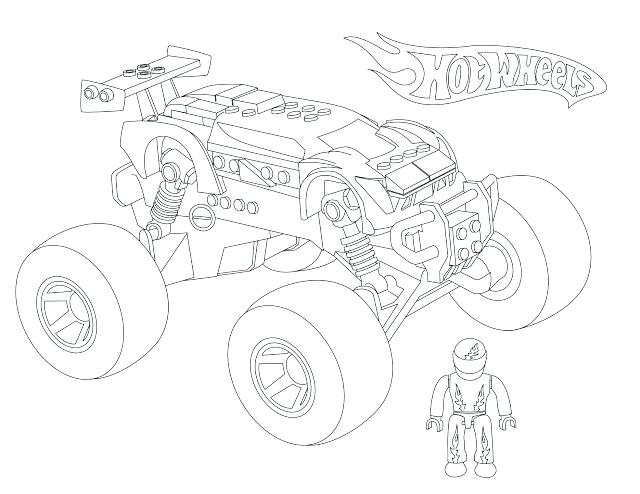 640x494 Monster Truck Coloring Pages Lightning Coloring Pages Cars