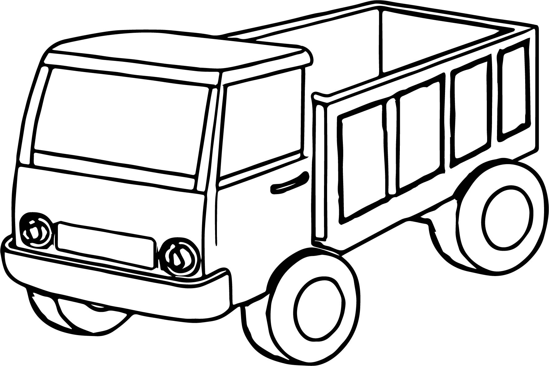 1774x1184 Excellent Truck Coloring Pages For Preschoolers Sampler