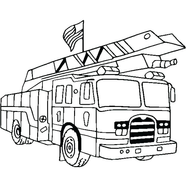 600x600 Fire Truck Coloring Page Free Fire Truck Coloring Pages To Print