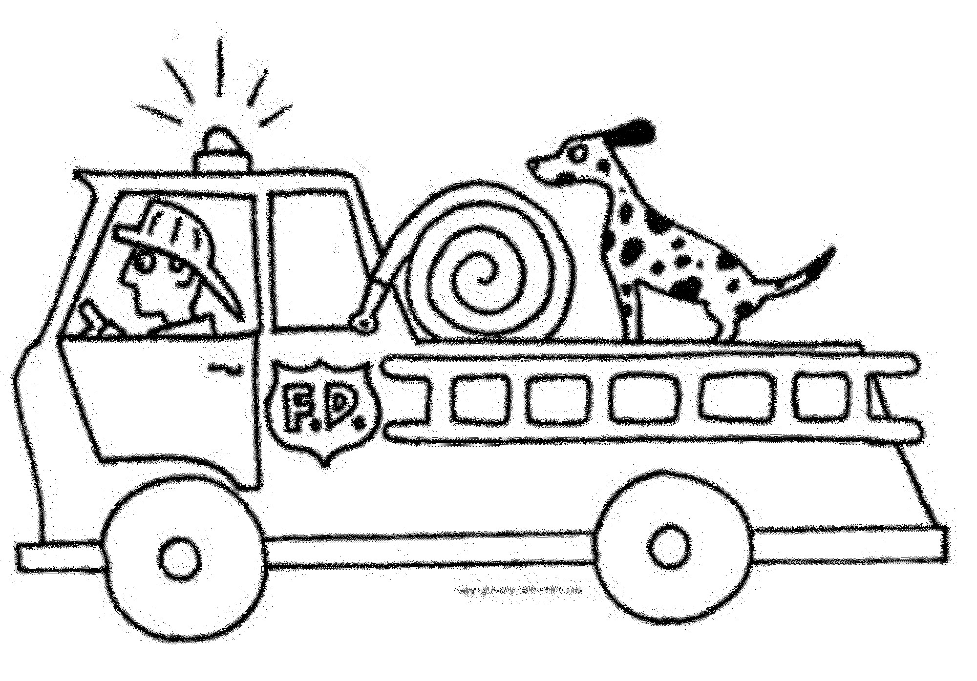 2000x1395 Fire Truck Coloring Pages Preschoolers Bestappsforkids Com Tearing