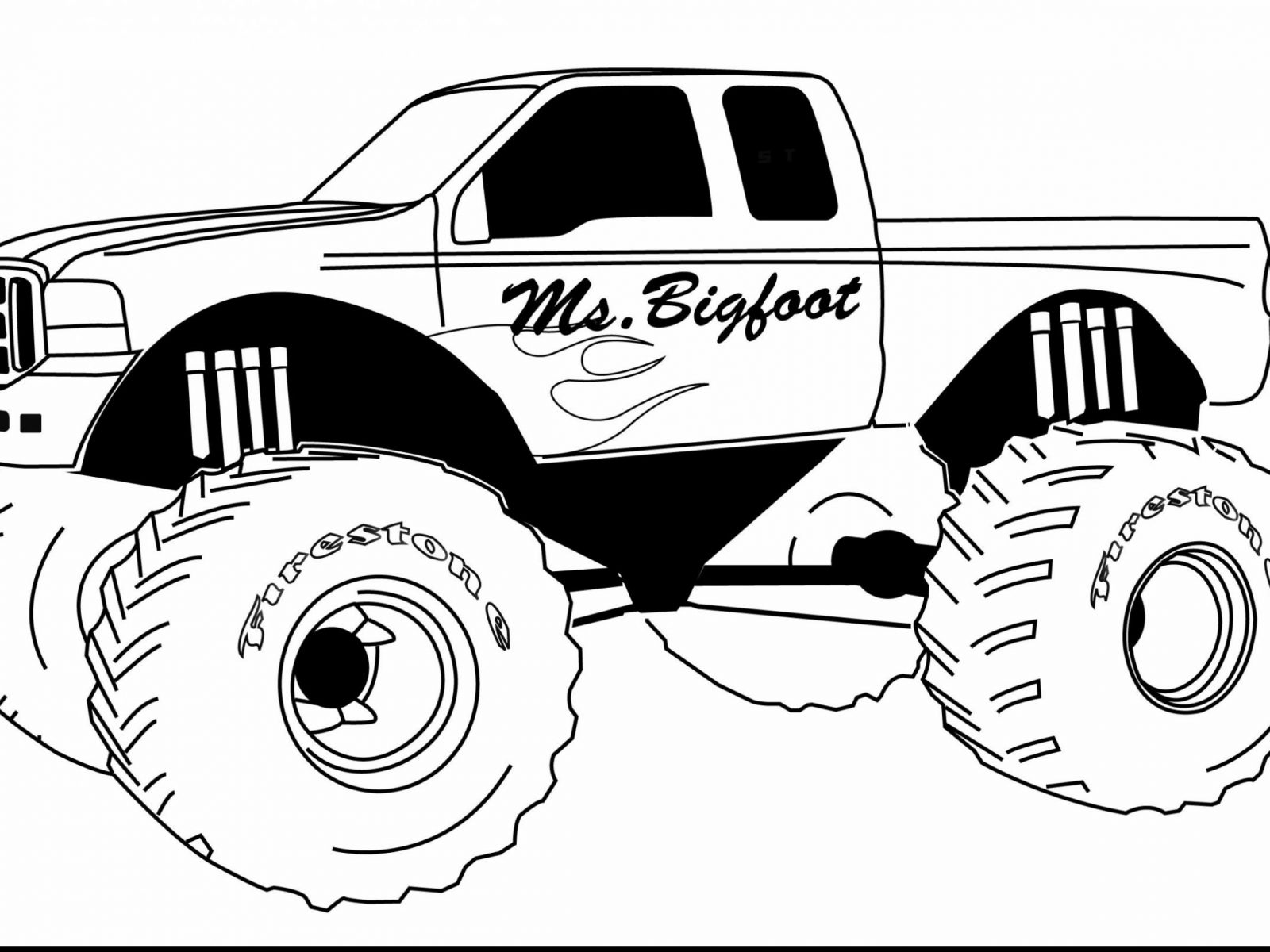 1600x1200 Printable Dump Truck Coloring Pages General Free To Color Trucks