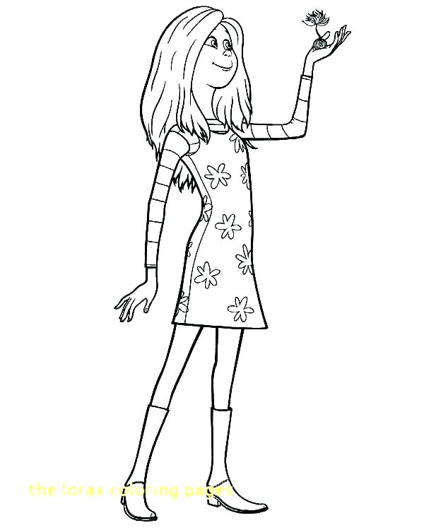 600x750 Truffula Tree Coloring Page Tree Coloring Page Coloring Pages