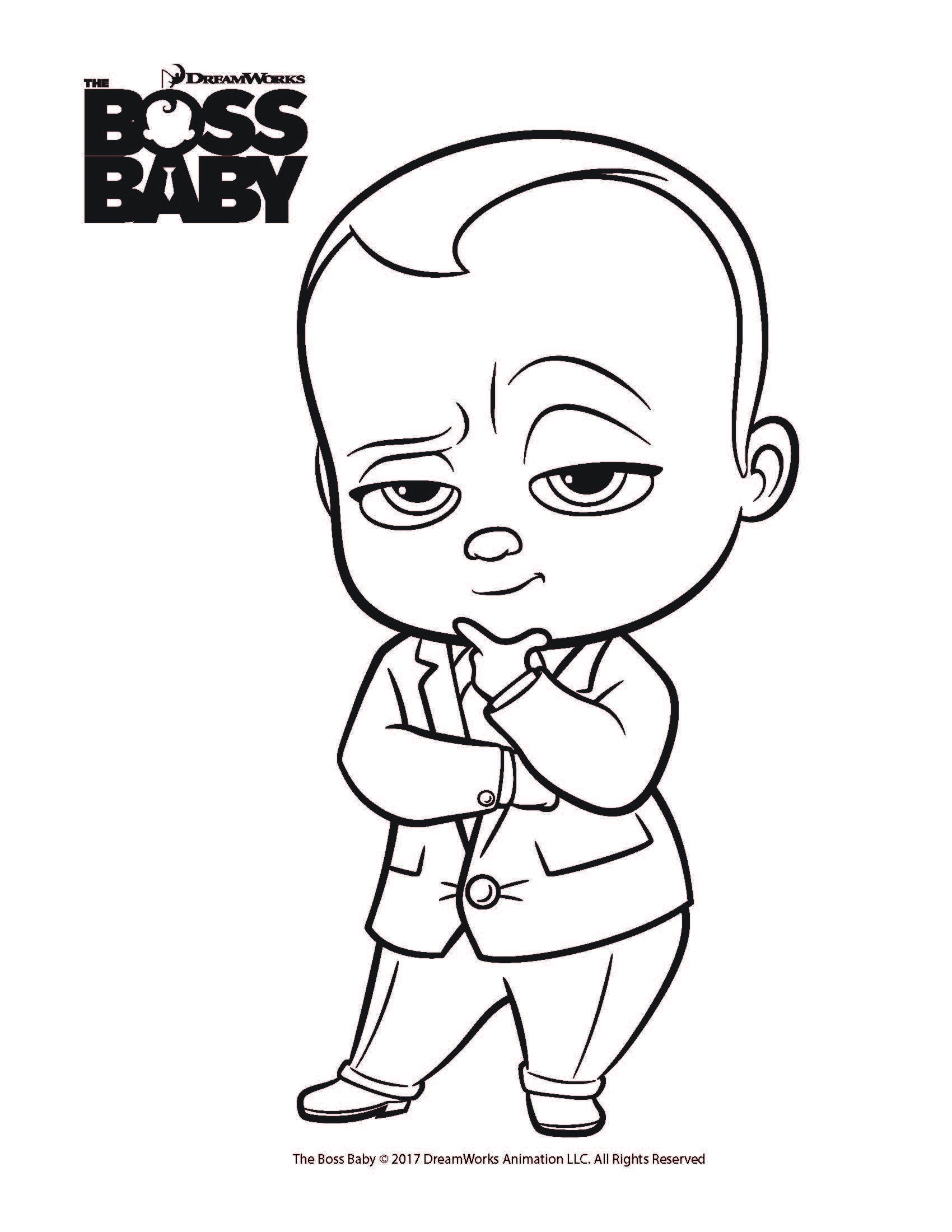 1700x2200 New Boss Baby Coloring Pages Printables Free Coloring