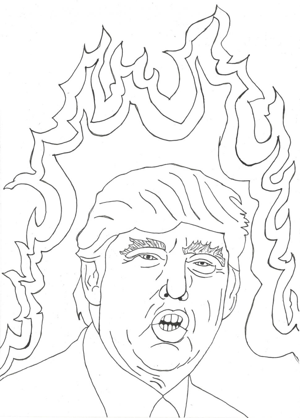 970x1351 New Trump Coloring Book Pdf Free Tags Trump Coloring Book