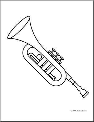 304x392 Clip Art Trumpet
