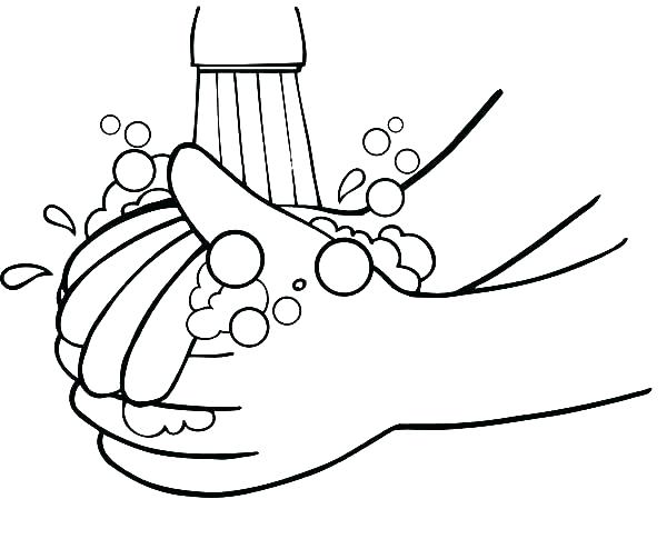 600x494 Printable Praying Hands Printable Coloring Pages Of Hands Showing