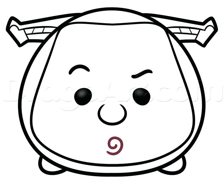 736x604 Tsum Tsum Coloring Pages Pdf
