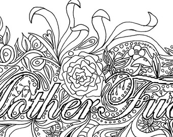 340x270 Middle Finger Adult Coloring Page