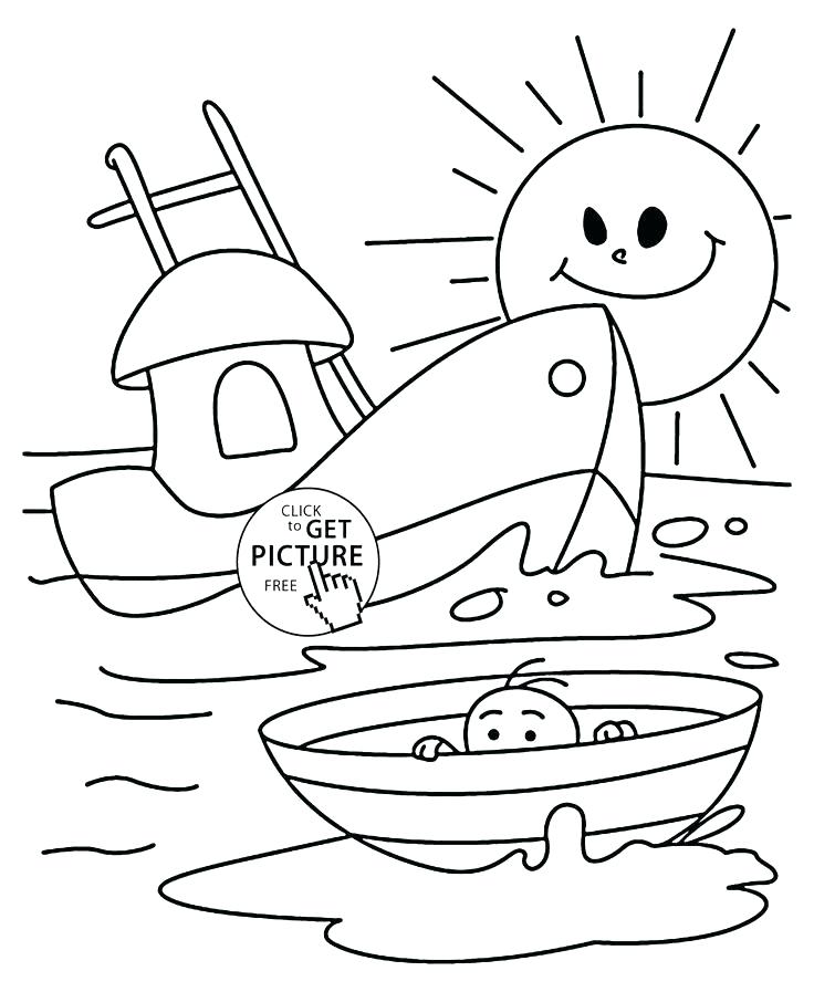 736x897 Coloring Pages Boats Boat Page For Tugboats Coloring Collection