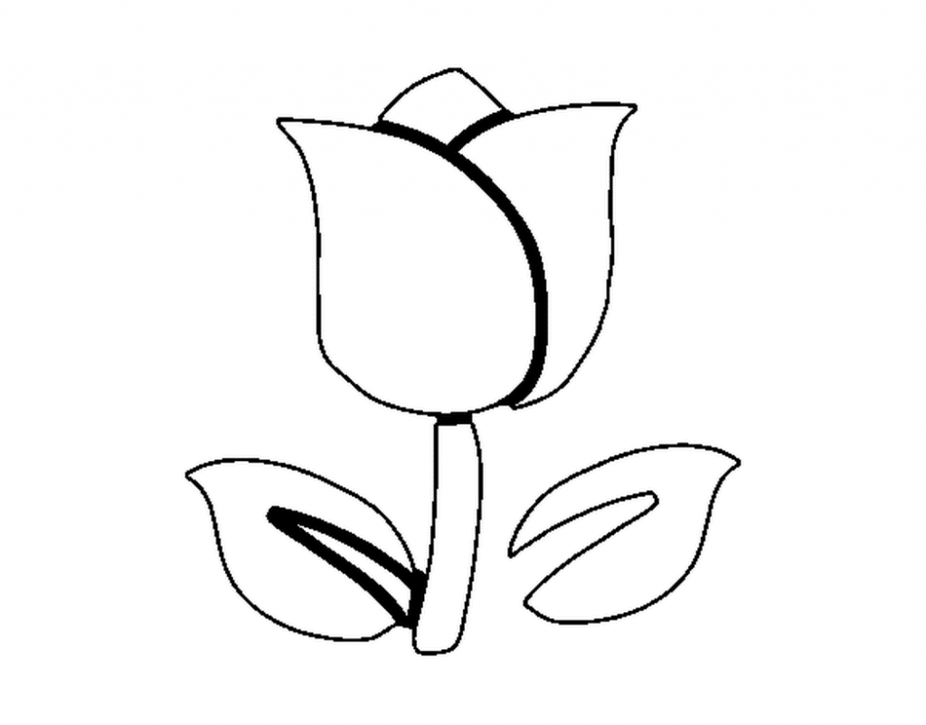 Tulip Coloring Pages For Toddlers / Printable Tulip Coloring Pages For